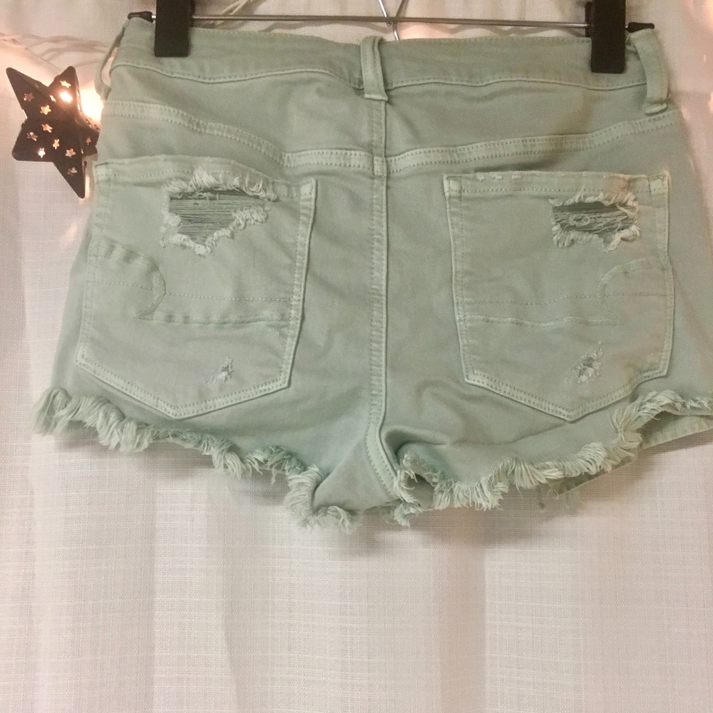 American Eagle High-Rise Shorties.